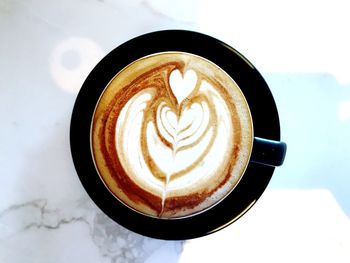 Close-up of coffee on table