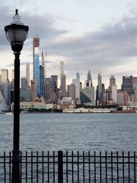 View of buildings in city at waterfront