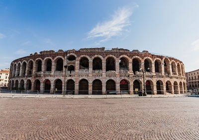 View of historic building against sky