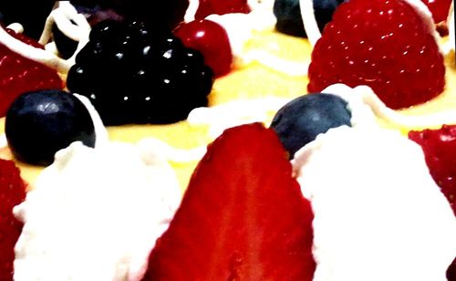 Close-up of strawberries