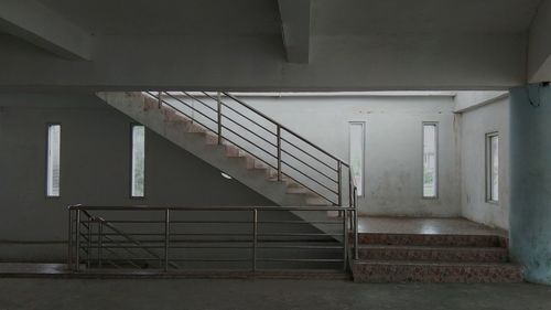 Interior of abandoned building