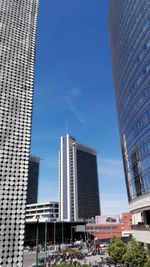 Low angle view of modern building