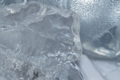 Detail shot of ice