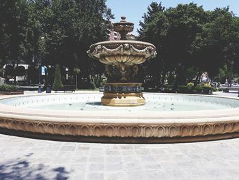 Fountain in park