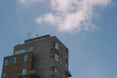 Low angle view of building against sky
