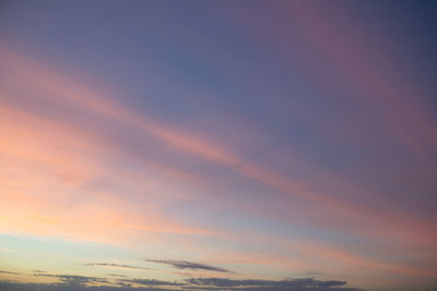 Scenic view of sky at sunset