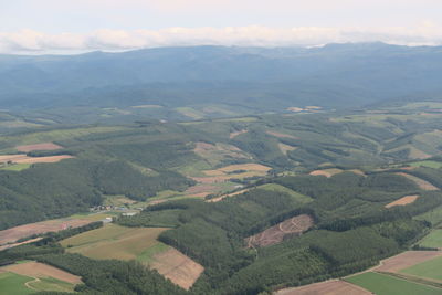 Aerial view of landscape