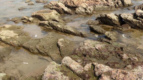 Rocks in water