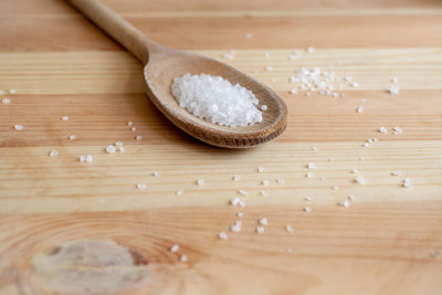 Close-up of bread on table
