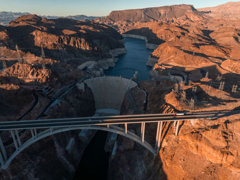 Bridge over mountain