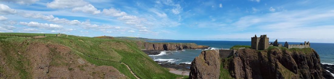 Panoramic view of sea against sky