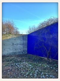 Built structure against blue sky