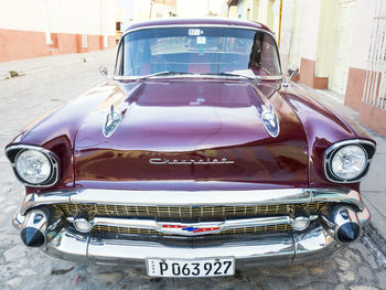 View of vintage car