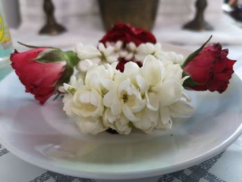 Close-up of rose bouquet