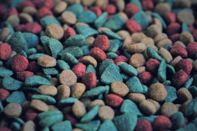 Full frame shot of multi colored candies