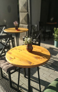 Close-up of food on table