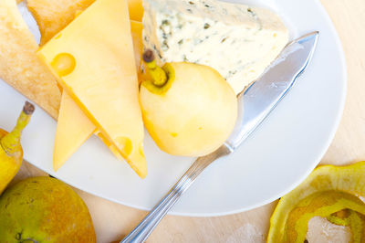 Close-up of food in plate