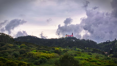 Panoramic view of landscape against sky