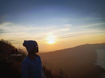 Sunrise in bromo mount