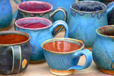 Close-up of coffee on table