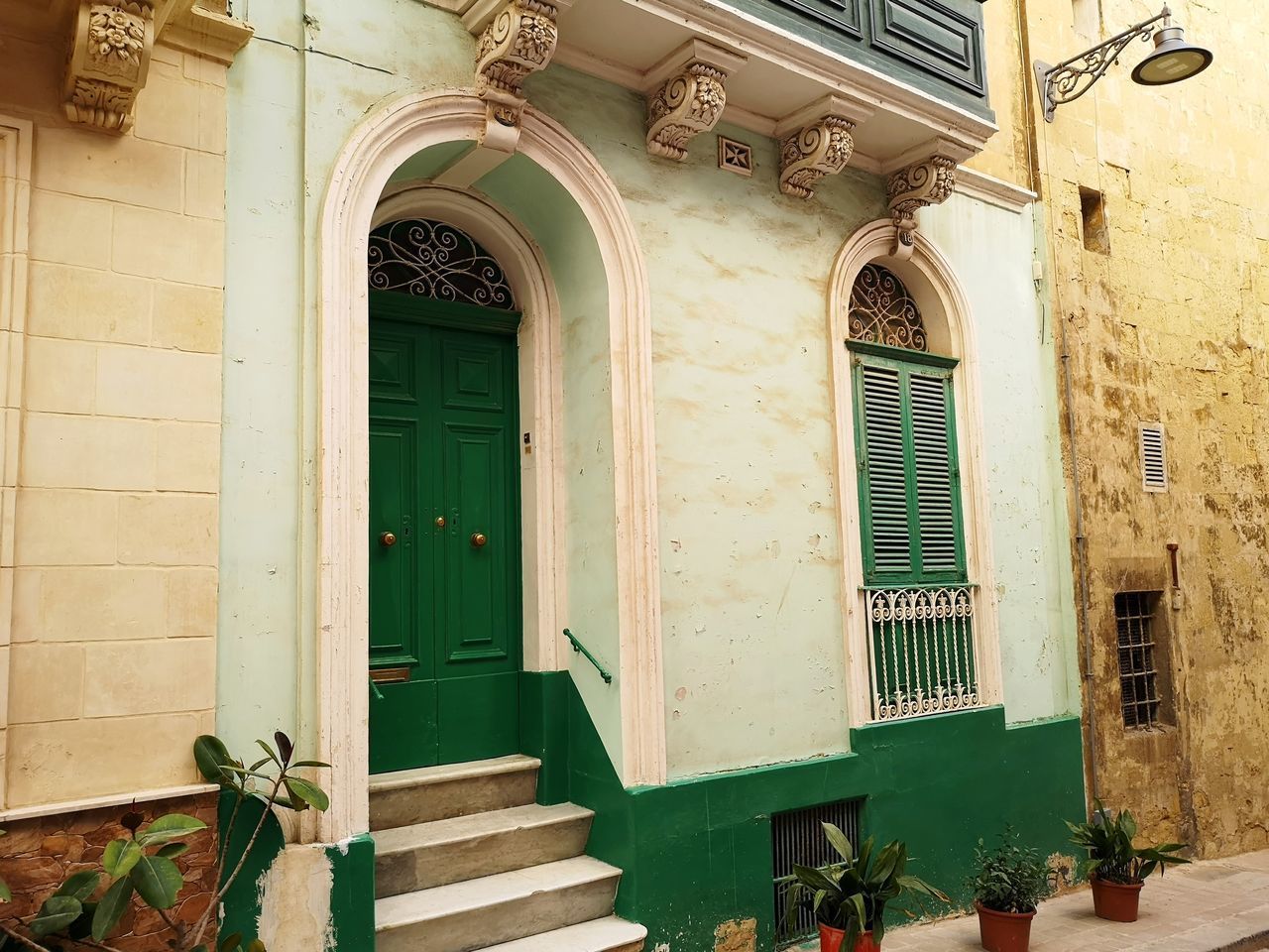 CLOSED DOOR OF HOUSE