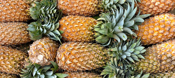 Full frame shot of pineapple