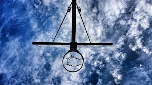 Low angle view of cloudy sky