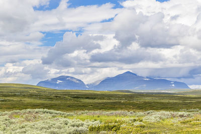 Scenic view of landscape against sky
