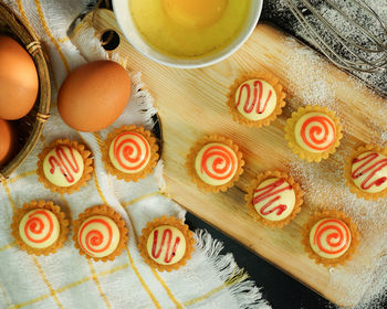 Close-up high angle view of food