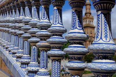 Low angle view of ornate building