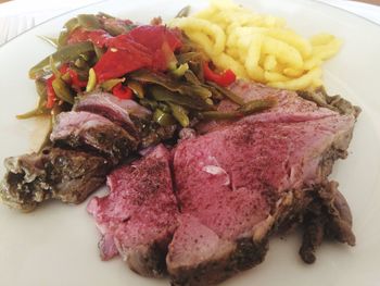 Close-up of food in plate