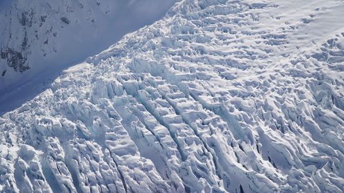 Scenic view of snow covered landscape