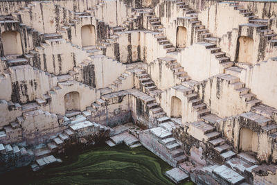 High angle view of buildings