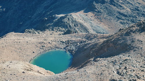 High altitude lakes at mount kenya, mount kenya national park, kenya