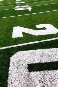 Close-up of arrow symbol