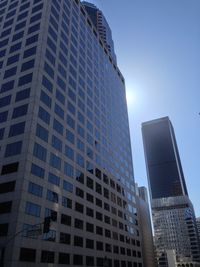 Low angle view of modern building