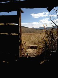 View of landscape against sky