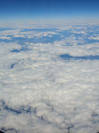 Aerial view of cloudscape against sky