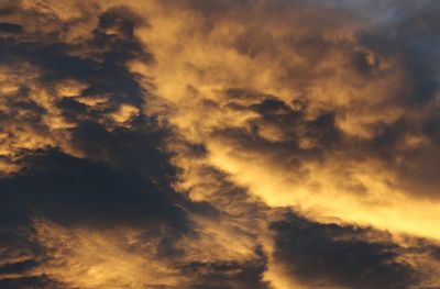 Scenic view of dramatic sky