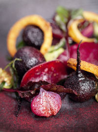 Roasted vegetables, close-up