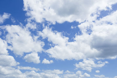 Low angle view of clouds in sky