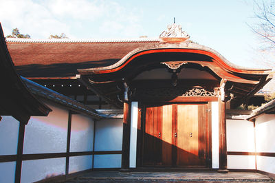 Exterior of building against sky