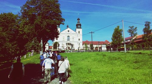 Built structure against clear sky