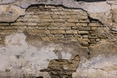 Full frame shot of weathered wall