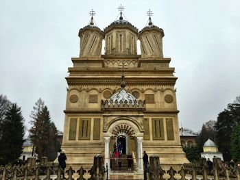 Low angle view of temple