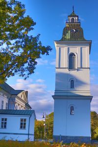 Low angle view of building against sky