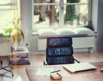 Chairs and table at home