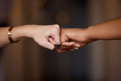 Close-up of hand