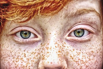 Close-up portrait of smiling woman