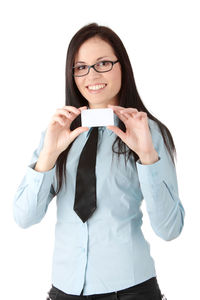 Portrait of a smiling young woman